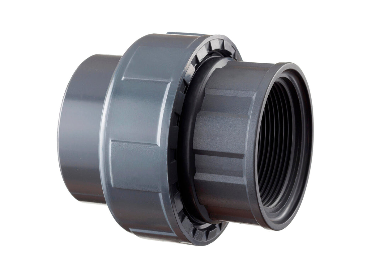Astore 3-delige koppeling F 32mm x 1" PVC met O-ring