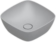 Opbouwlavabo alvea catalano cataglaze+ 40X40 H14 zonder overloop cemento satinato