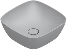 Opbouwlavabo alvea catalano cataglaze+ 40X40 H14 zonder overloop cemento satinato