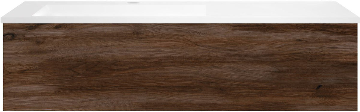 ONDERBOUW COFFEE 1 LADE 120 NOTELAAR DECOR FLUWEEL+WASTAFEL KUNSTMARMER  LINKS MAT WIT
