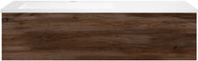 ONDERBOUW COFFEE 1 LADE 120 NOTELAAR DECOR FLUWEEL+WASTAFEL KUNSTMARMER  LINKS MAT WIT