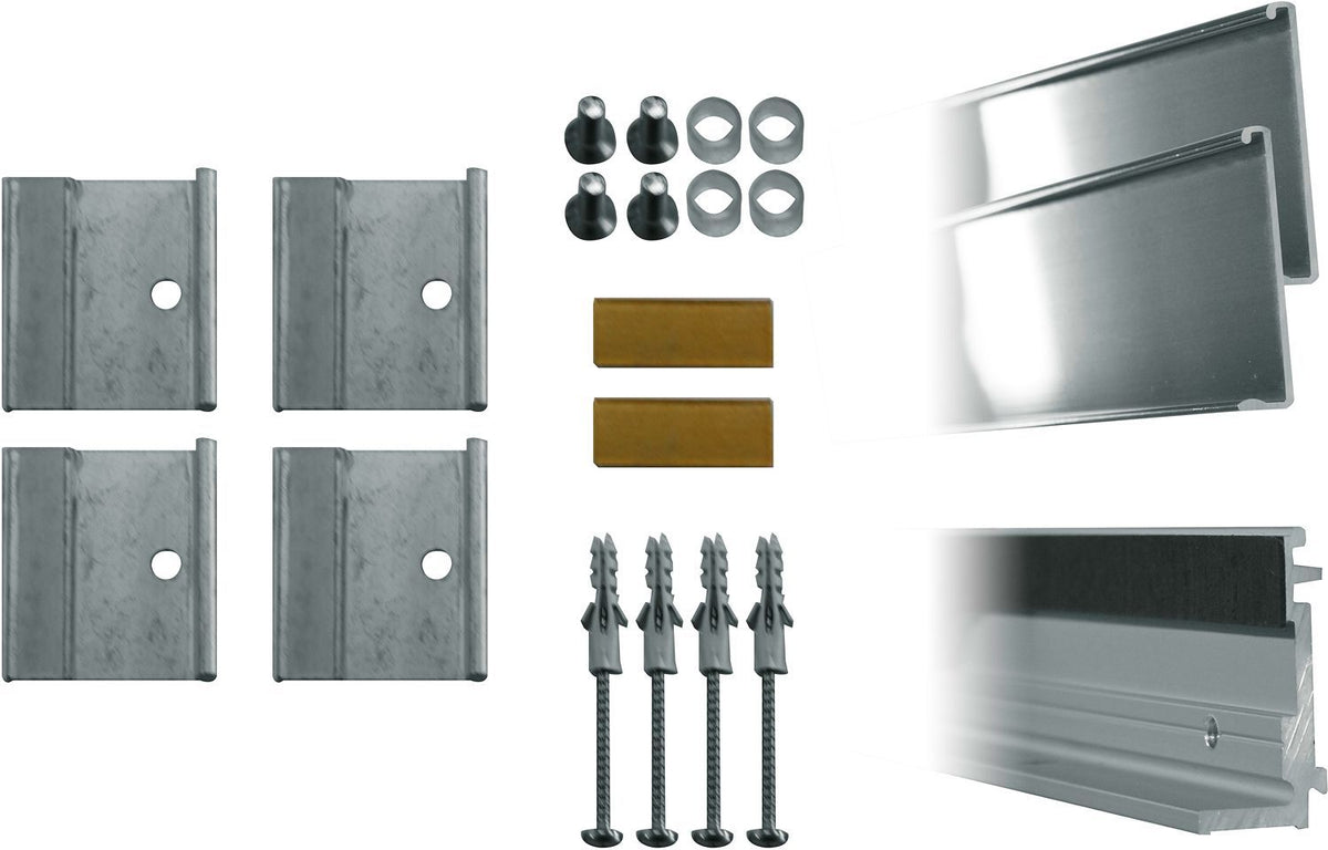 Muurprofiel PASPARTOE 200CM chroom, douchewanden — SKU DESCO-138571