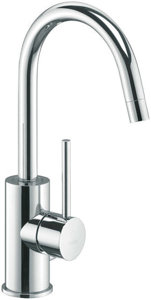 1GREEPS Mengkraan lavabo nordica soft hoge gebogen bec automatische sluiting chroom by paffoni