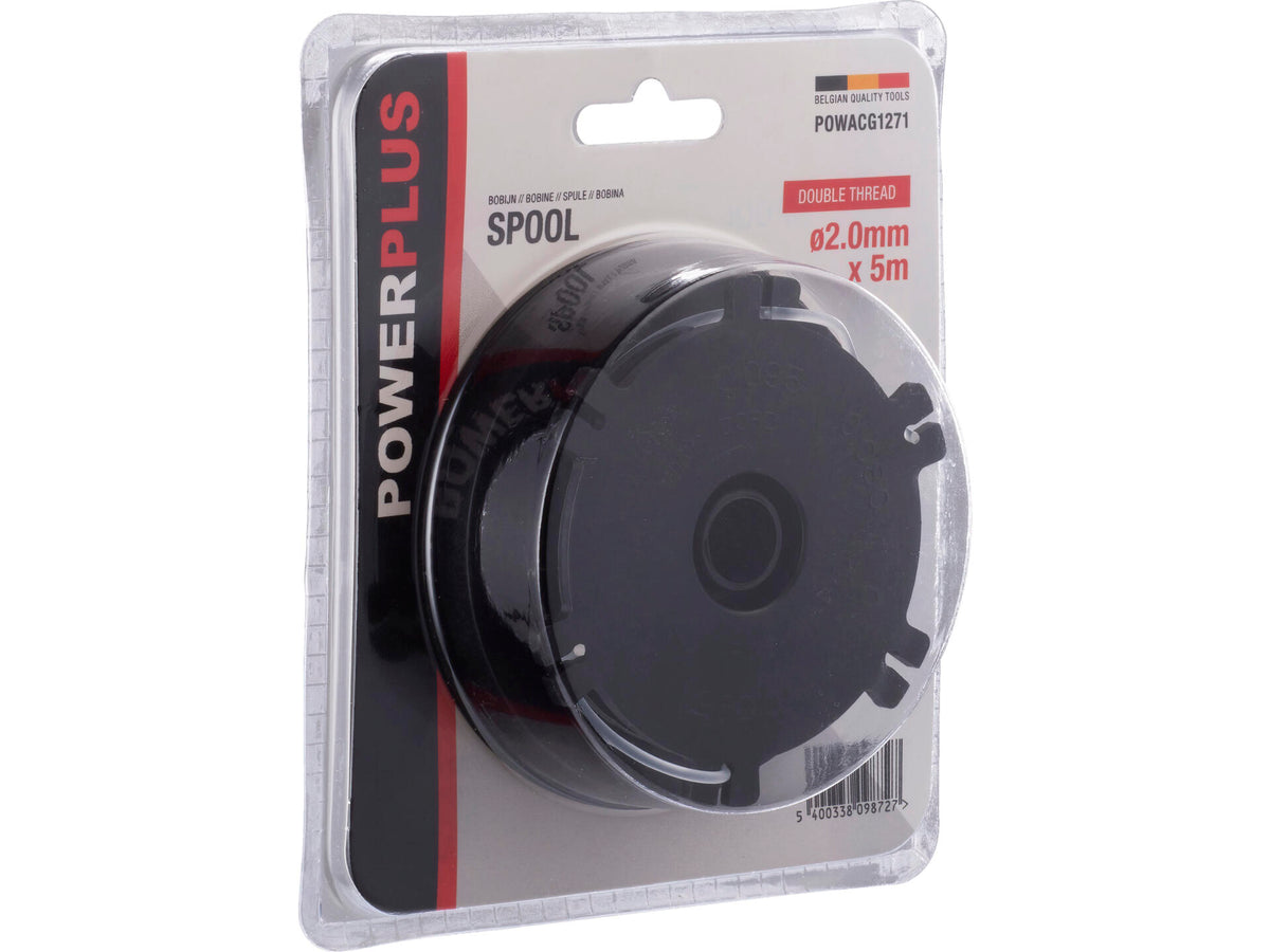 Powerplus POWACG1271 bobijn dubbele trimmerdraad 2mm 5m POWXG3020/30405