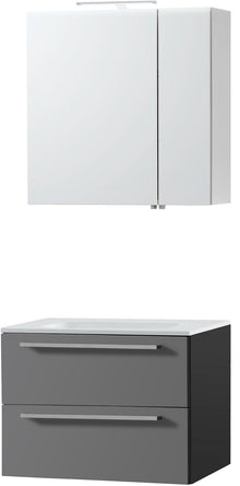 Meubel combo uni leisteen 70 Solid spiegelkast