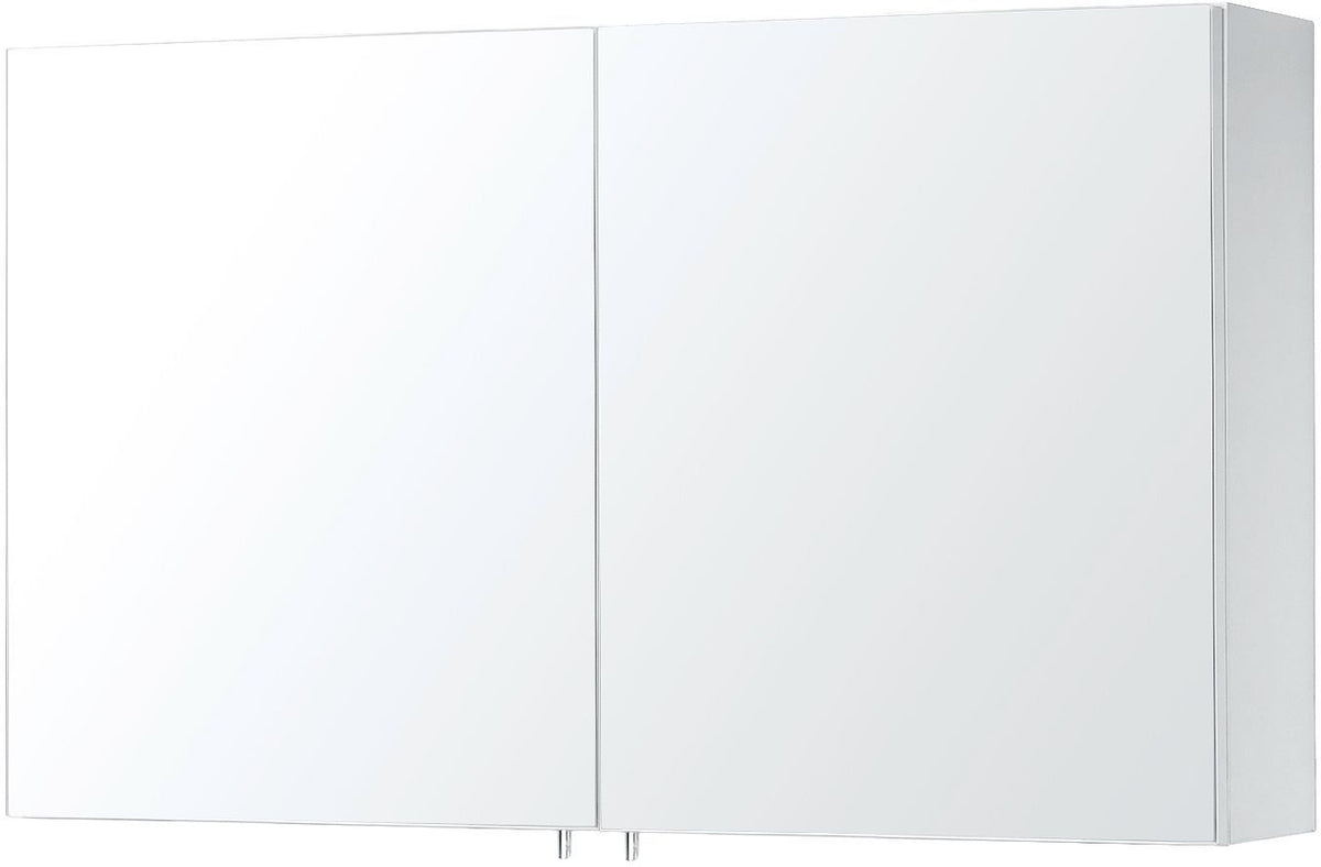 Spiegelkast form/cita 2 deuren 120CM wit