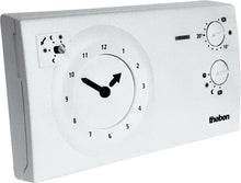 THERMOSTAT D'AMBIANCE PROGRAMMABLE THEBEN RAM784 24 HEURES/7JOURS BATTERIES BLANC CLASSE I (1%)