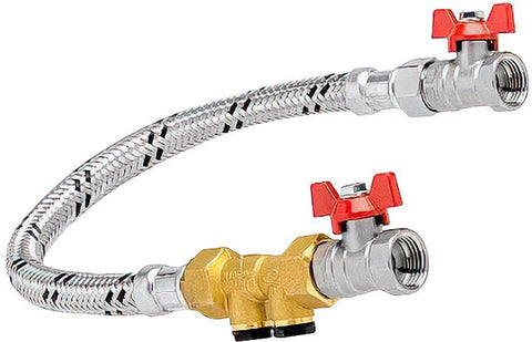 Vulset CV met bolkranen 1/2"FF 40CM