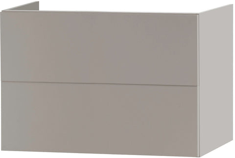 Onderkast puro 2 laden 80CM push-open satijn grijs, badkamermeubelen — SKU DESCO-162045
