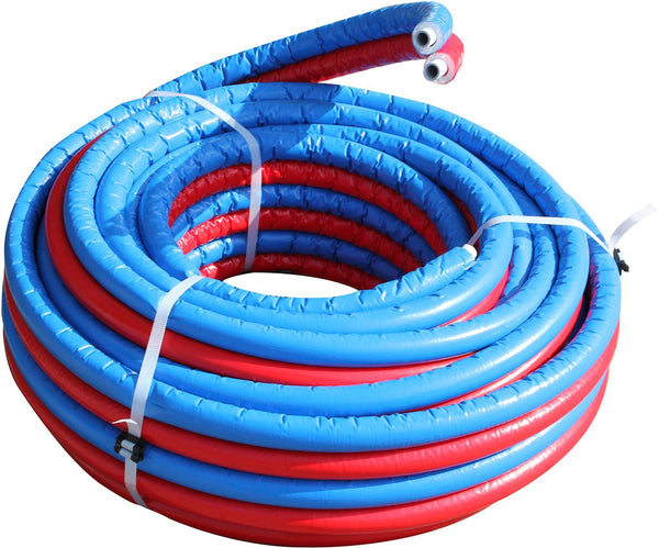TUBE COMBI ISOLE 6MM 16X2 (ALU 0,2) ROULEAU 50M ALUPEX