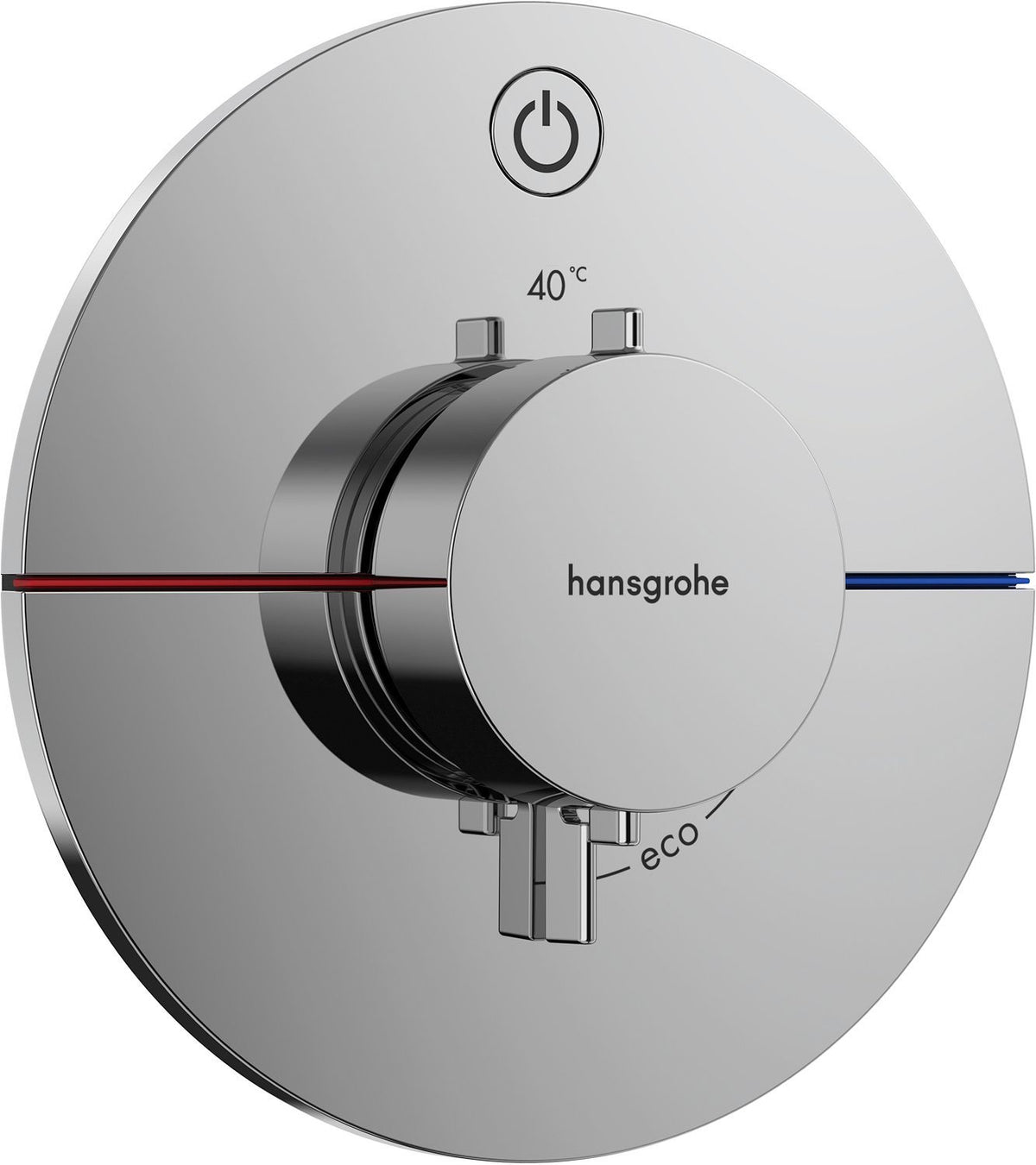 Afwerkset thermostaat +1 functie Comfort S HG chroom