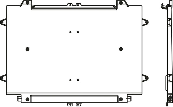 BAQUE DE CONDENSATION POUR VENTILO CONVECTEUR AQUAREA FAL40 PANASONIC POUR MONTAGE HORIZONTAL