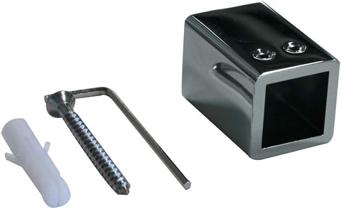 Stabilisatie muuraansl.paspartoe chroom, douchewanden — SKU DESCO-138574