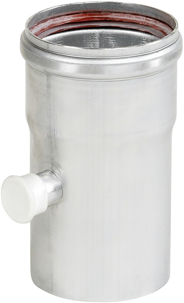 Verlengstuk met meetnippel 80MM Alu
