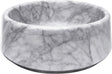 Opbouwlavabo marbo desco Collection diameter 38CM zonder overloop natuursteen wit