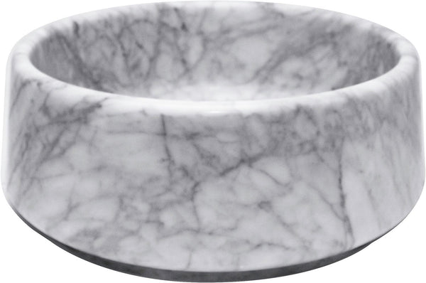 VASQUE A POSER MARBO DESCO COLLECTION DIAMETRE 38CM SANS TROP-PLEIN PIERRE NATURELLE BLANC