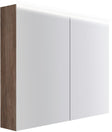 Spiegelkast COFFEE 2 deuren 1000MM 4250K notelaar Decor Fluweel