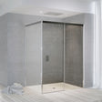 SCHUIFDEUR HOEK SUITE 1465-1490 H2000 RECHTS NANOTEC SOFTCLOSE ZWART-CHROOM/HELDER