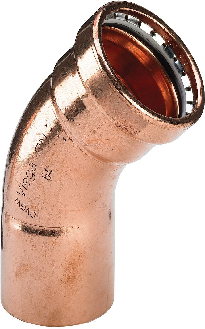 Koper elleboog 45°MF 76,1 XL profipress Viega