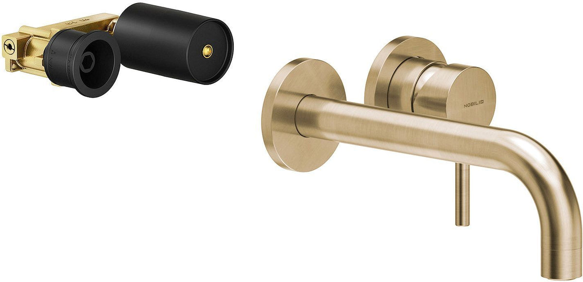 1GREEP Mengkraan lavabo muur live nobili 200MM Miele geborsteld