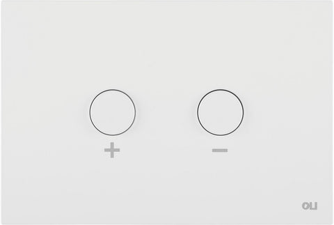 DUWPLAAT 2-TOETS BLINK PNEUMATISCH OLI WIT