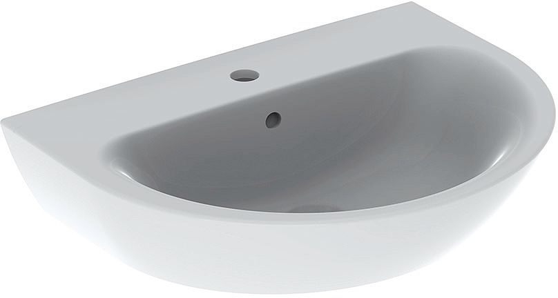 Lavabo Renova Geberit 60X48CM +kraagat/overloop