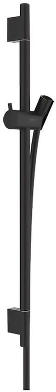 GARNITURE DE DOUCHE+ FLEXIBLE UNICA S PURO 65CM NOIR MAT