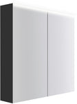 SPIEGELKAST COFFEE 2 DEUREN 800MM 4250K GRAFIET ZACHT MAT