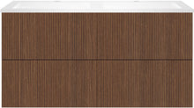 Onderbouw COFFEE 4 lades 120 duo notelaar Smartline +dubbele wastafel mat wit