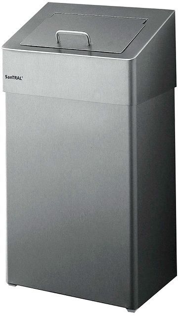 Hygiënecontainer santral c&c 18L Rvs geborsteld