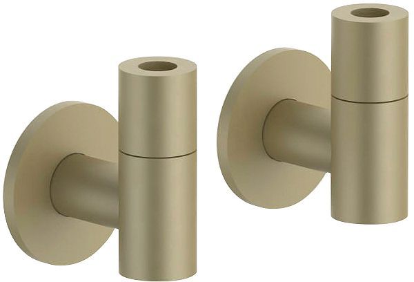 Hoekstopkraan met filter icona classic fantini mat british gold pvd