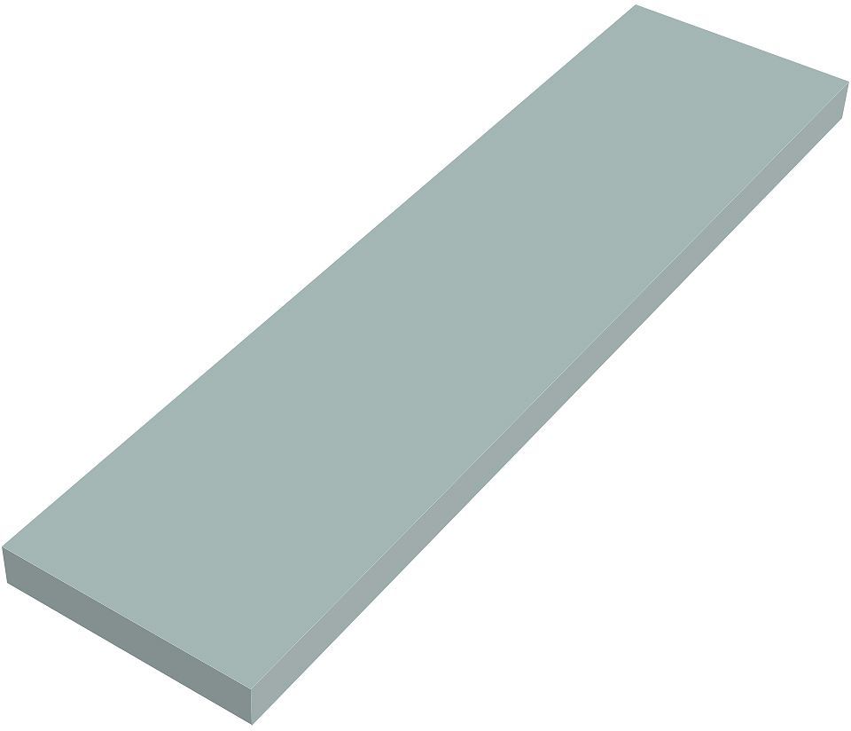 WANDTABLET COFFEE 150X600X19MM TOT 7KG IJSBLAUW ZACHT MAT