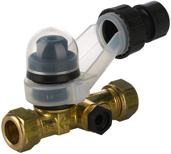 GROUPE DE SECURITE SANITAIRE POUR BOILER 2X15 BICONE 8 BAR