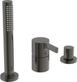1GATS Mengkraan badrand voor vulling via overloop joy Ideal Standard brushed gun metal