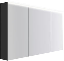 SPIEGELKAST COFFEE 3 DEUREN 1400MM 4250K GRAFIET ZACHT MAT