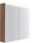 Spiegelkast COFFEE 2 deuren 800MM 4250K eik Decor roest