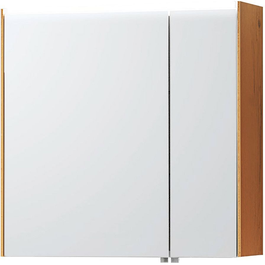Spiegelkast Molto 71CM met verlichting ledline eik gold