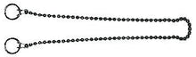 Parelketting 32CM chroom