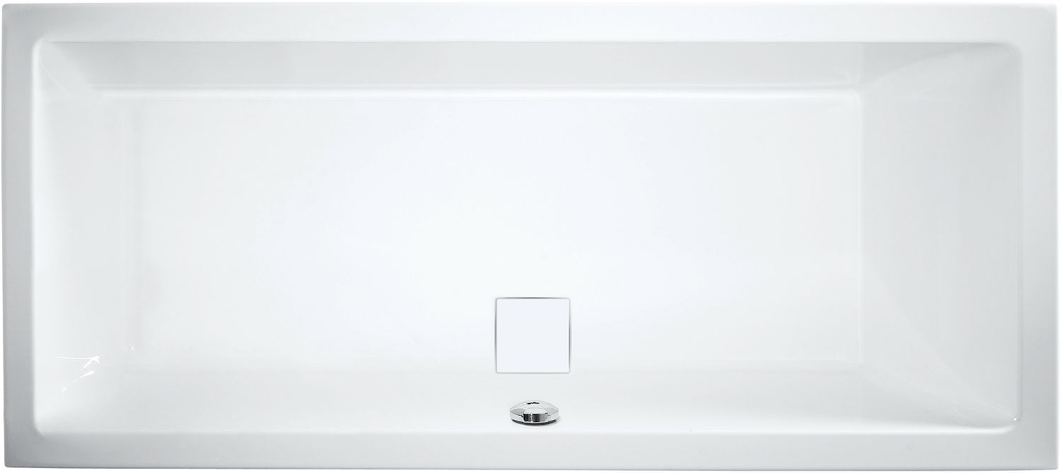 Bad duo arte +poten+afwerkset 180-80CM wit