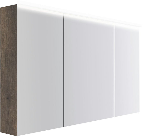 Spiegelkast COFFEE 3 deuren 1400MM 4250K kastanje Decor truffel