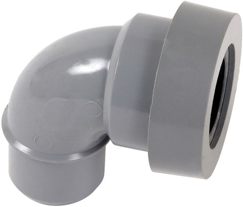 PVC elleboog + dichting Mf 90° 40MM-40MM