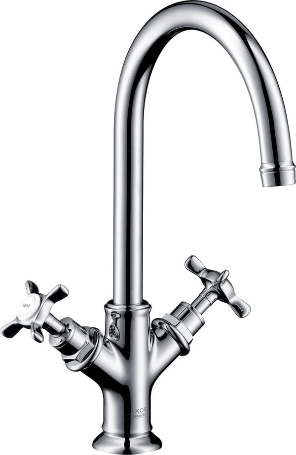MELANGEUR LAVABO MONTREUX 210 AXOR BEC MOBILE VIDAGE CHROME