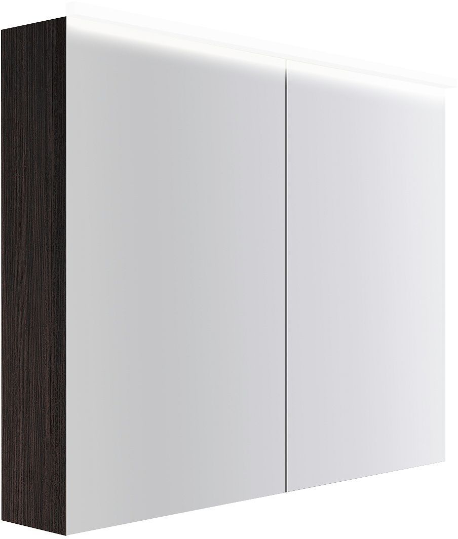 Spiegelkast COFFEE 2 deuren 1000MM 4250K eik Decor mokka