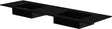 TABLET MARBRE CERAMIQUE PURO LAVABO S DOUBLE L180 H1,2 SANS TROU ROBINET BAMBOO BLACK