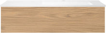 ONDERBOUW COFFEE 1 LADE 120 EIK KLASSIEK+WASTAFEL KUNSTMARMER  RECHTS MAT WIT