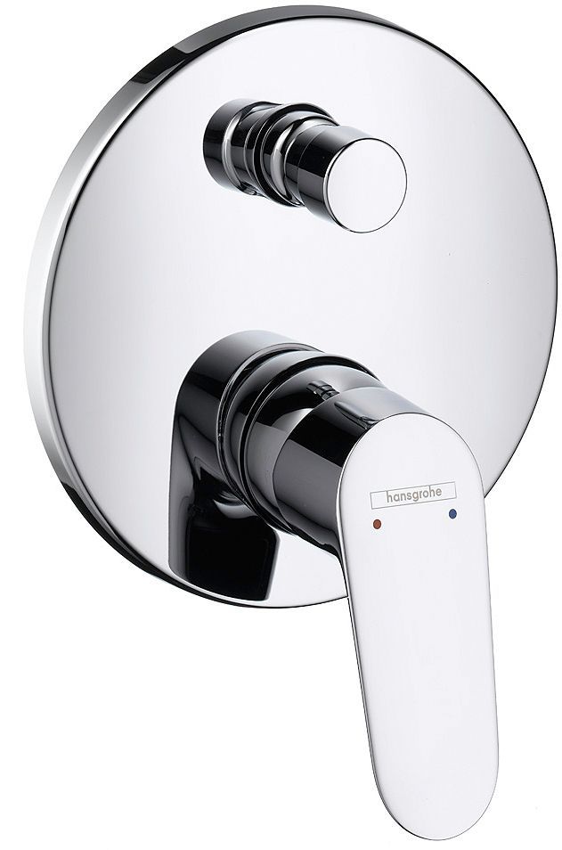 Afwerkset 1GREEP mengkraan bad Focus E² Hansgrohe chroom