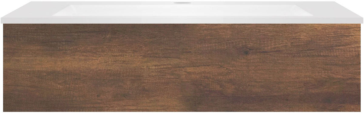 ONDERBOUW COFFEE 1 LADE 120 EIK.DEC.ROEST+WASTAFEL KUNSTMARMER  WIT