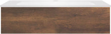 ONDERBOUW COFFEE 1 LADE 120 EIK.DEC.ROEST+WASTAFEL KUNSTMARMER  WIT