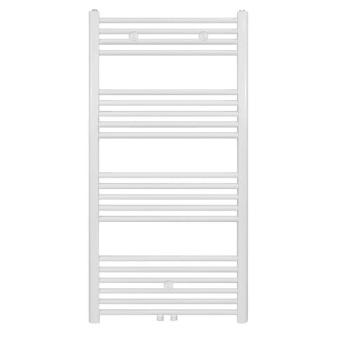 Belrad handdoekdroger - links-rechts/middenaansluiting - 616 Watt - 1200X600CM - mat wit, handdoekradiatoren — SKU MB-17956-21483, EAN 5404029154792