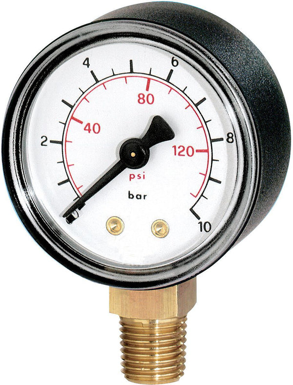 Manometer mdr 63/10 1/4" 0-10KG rad